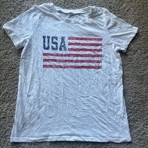 Target American flag Classic White Tee - women’s Large